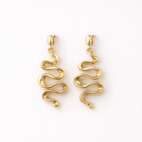 Fluid Wave Earrings – Image 1