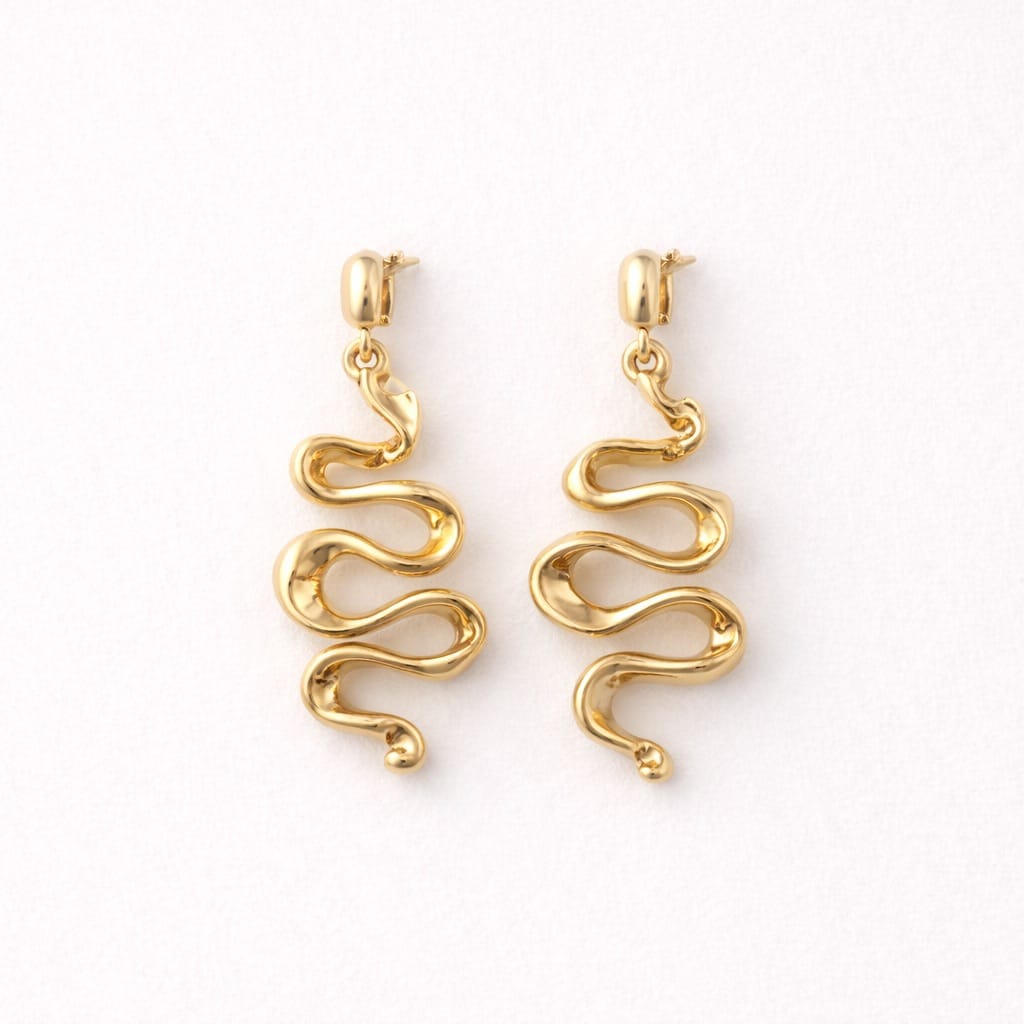 Fluid Wave Earrings