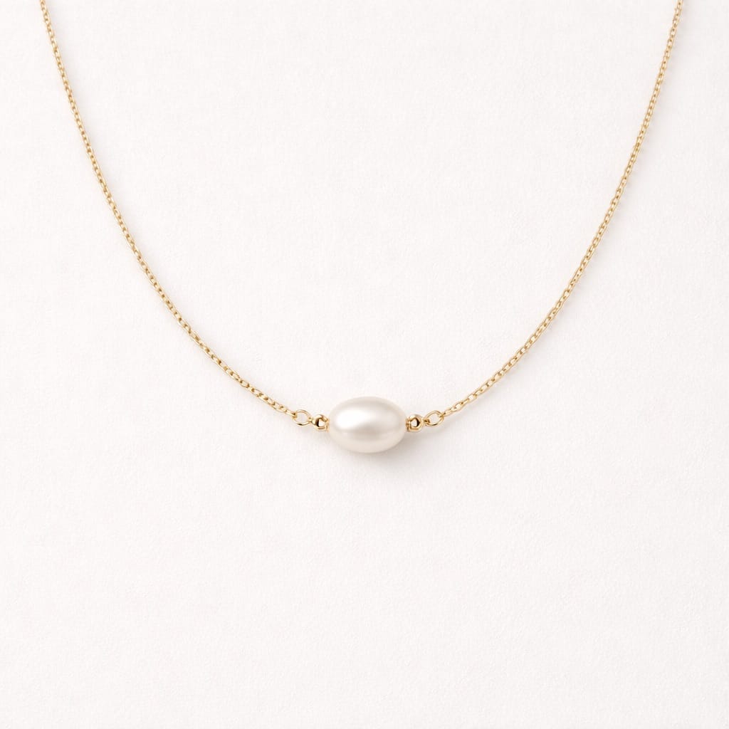Floating Pearl Necklace